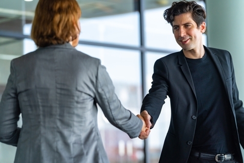 People shaking hands