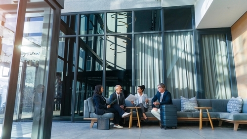 Business people meeting