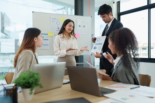 Business people working
